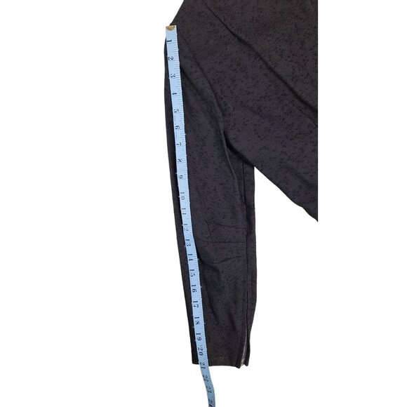 Vintage Black Dress Textured Long Sleeve Belt Handmade Goth Size Large Mourning - Picture 10 of 15